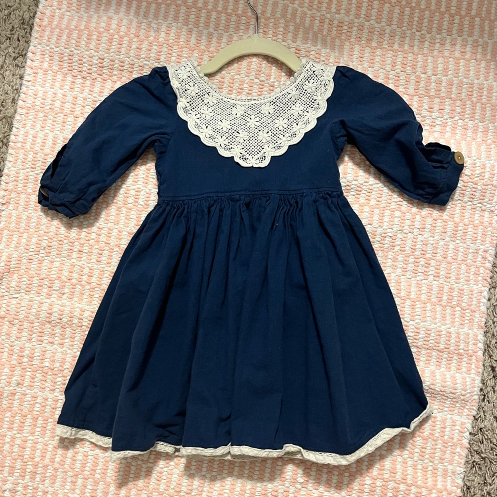 Alessandra Moonpixie navy dress size 4